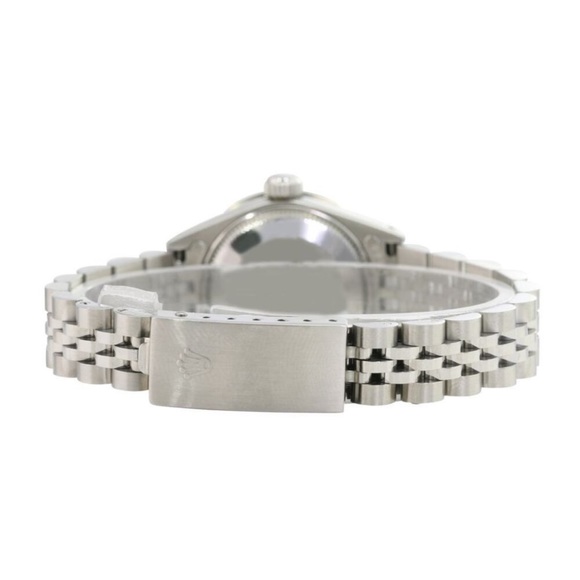 ROLEX DATEJUST LADIES WATCH FACTORY ROLEX SILVER DIAMOND DIAL JUBILEE BAND 69174 - Picture 2 of 6